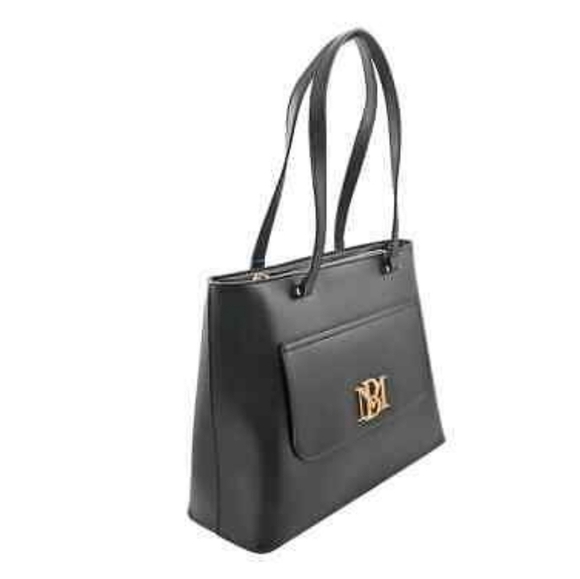NWT Badgley Mischka Black Tote with gold accents NWT - Picture 13 of 16